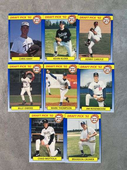 1992 Front Row Draft Picks (Chris Eddy, Kevin Kloek, Kenny Carlyle, Billy Owens, Jim Rosenbohm, Bran