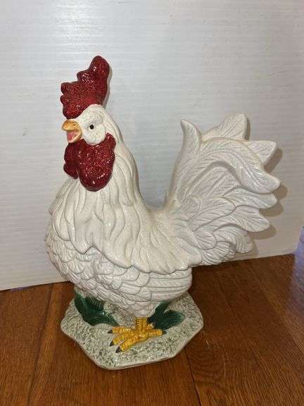 Ceramic Rooster Cookie Jar