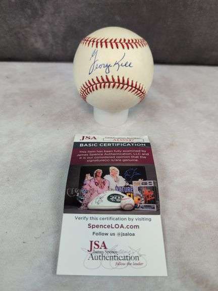 George Kell signed MLB baseball, JSA