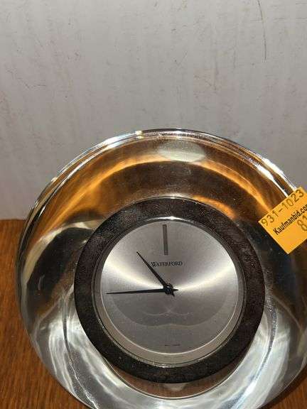 Waterford Lead Crystal Eclipse Clock