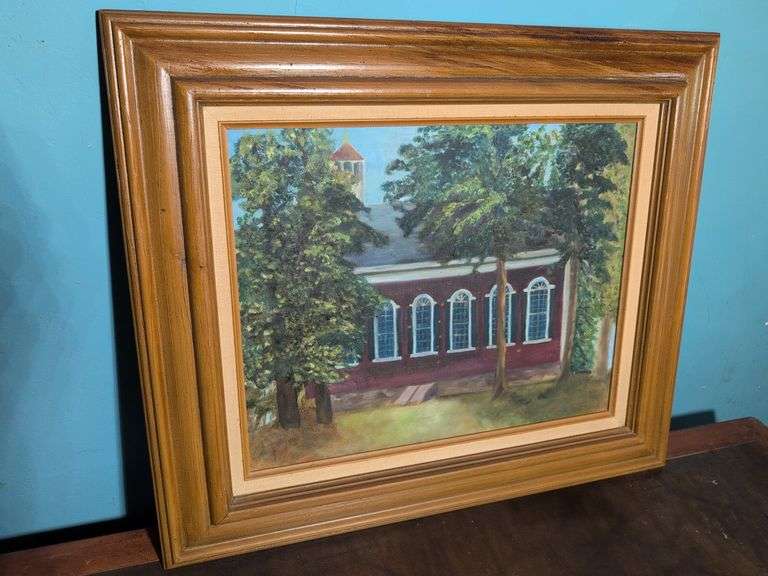 Zoar, Ohio church painting