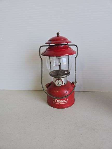 1972 Red Coleman lantern