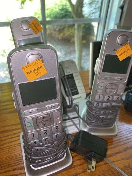 Assortment of Landline Phones and Monitors