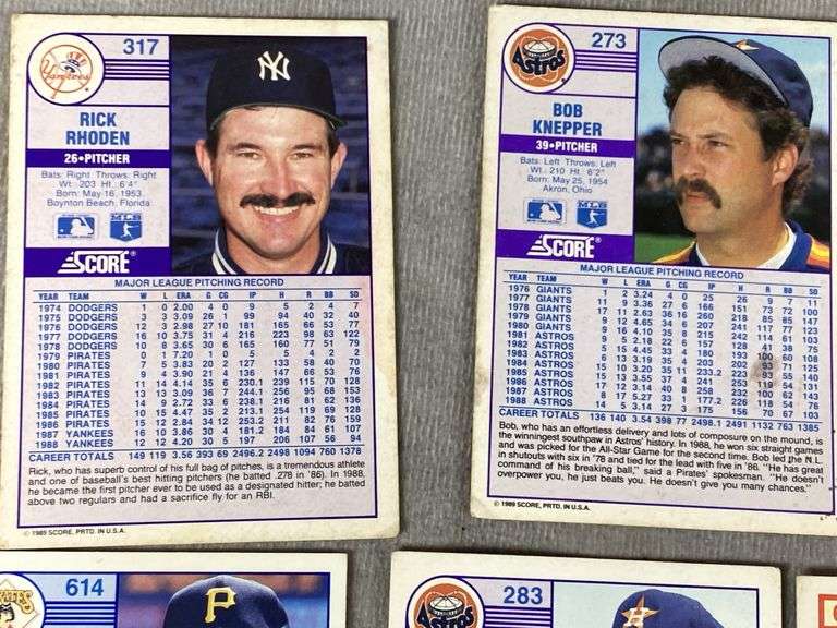 1989 SCORE Baseball Cards