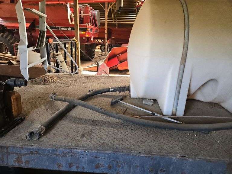 wagon with poly sprayer tank- 8'x14'
