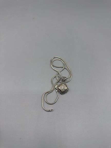RENAISSANCE MADE IWTH SWAROVSKI ZIRCONIA EARRINGS, NECKLACE, PENDANT