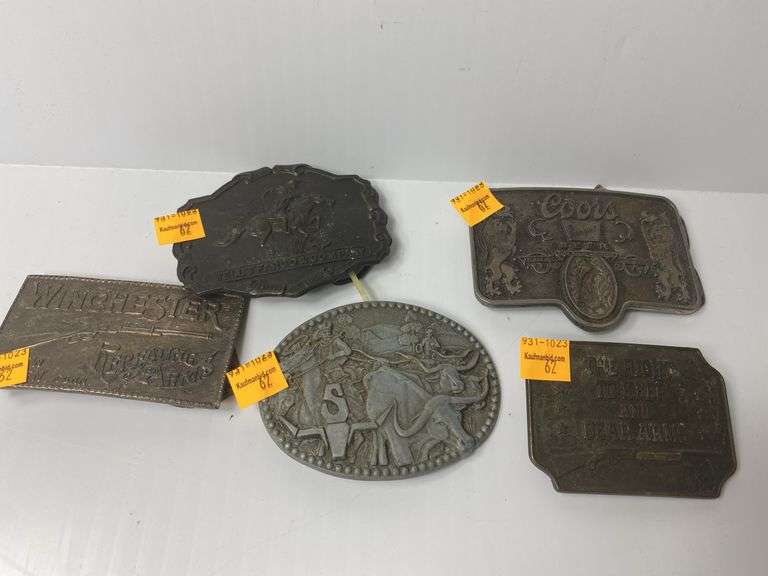 Assorted Western Belt Buckles