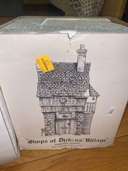 Heritage Village Collection Christmas Smithy Beam & Son & T. Wells Fruit & Spice