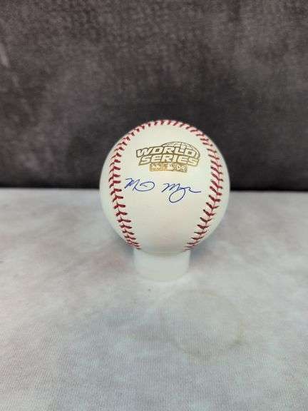 Mike Myers signed 'World Series 2004', MLB baseball, JSA
