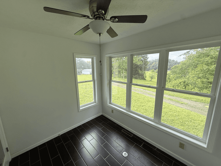 41.97 +/- acres surface with 79.85 +/- acres oil and gas rights, modern farmhouse