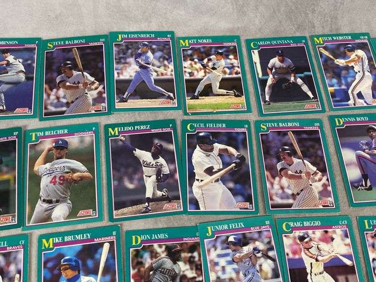 1991 SCORE Baseball Cards