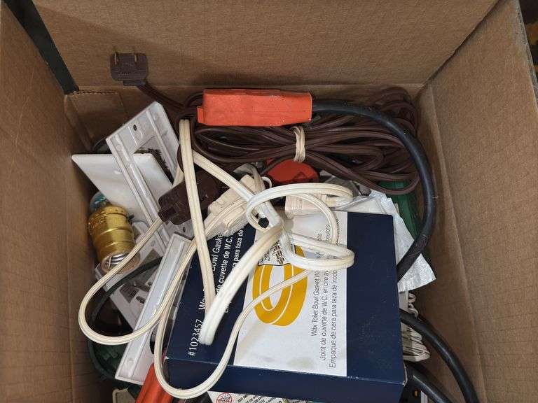 Assortment of Extension Cords and Cables