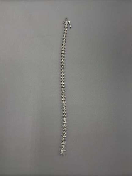 VARIETY OF SILVER (STERLING 925) AND WHITE GOLD (14K) BRACELETS