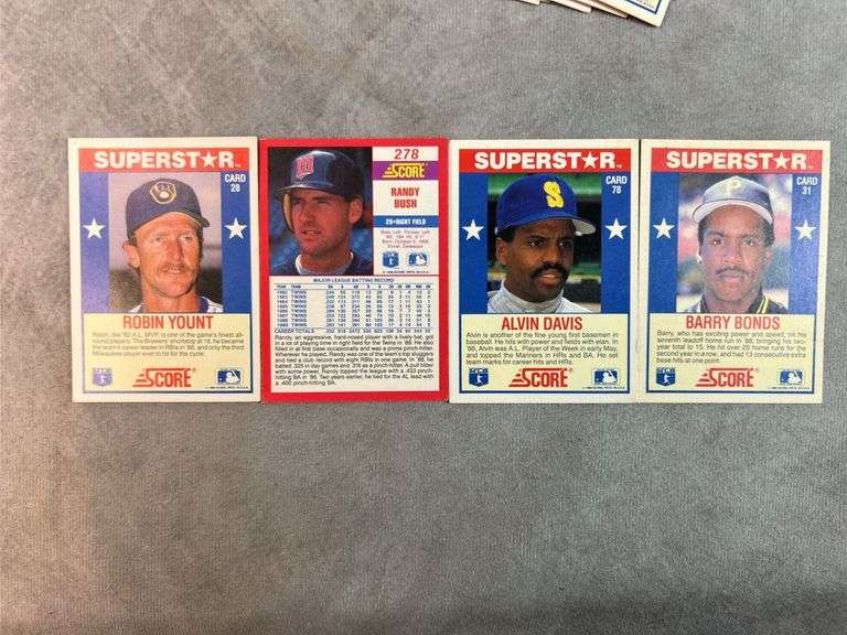 SCORE Baseball Cards