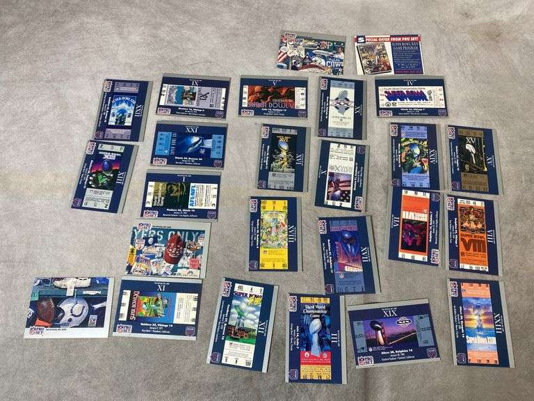1990 NFL Pro Set Super Bowl Cards