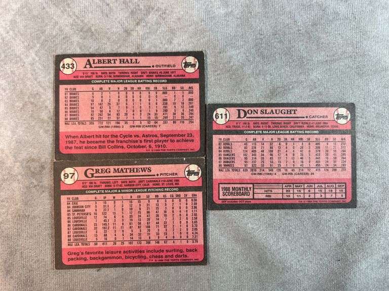1989 Topps Baseball Cards