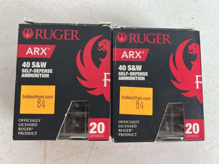 (2) Ruger 40 S&W 97 Grain