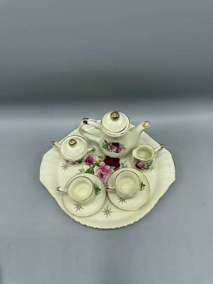 MINIATURE CHINA TEA SETS