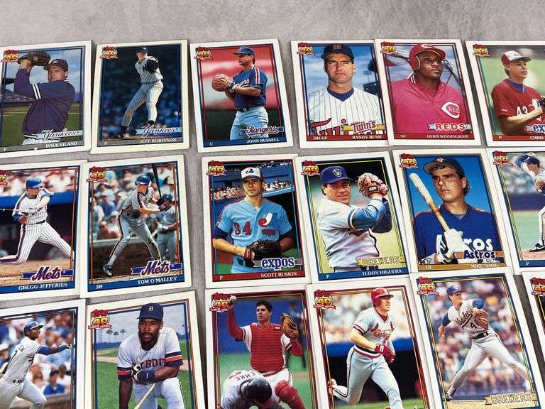 1991 Topps 40 Years of Baseball, Baseball Cards