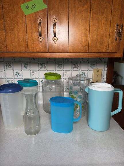 ASSORTMENT OF PITCHERS