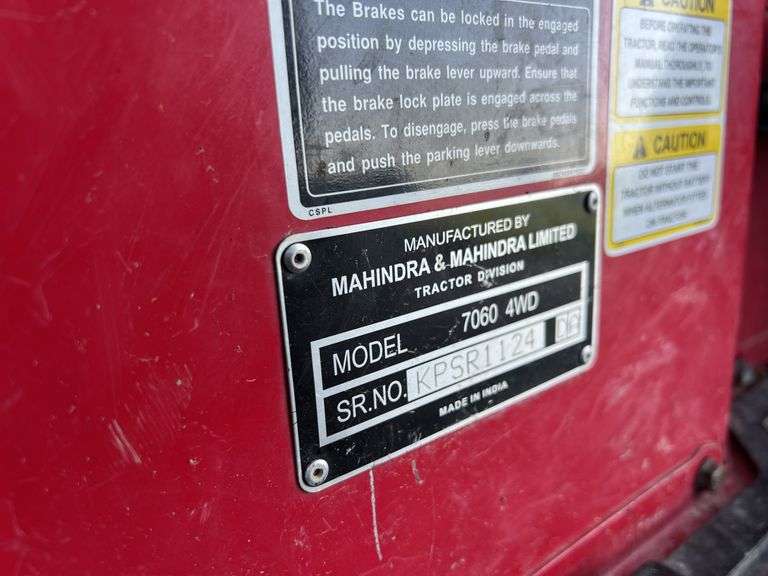 Mahindra 7060 Turbo Tractor