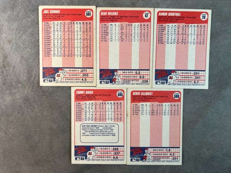 1990 Fleer Baseball Cards