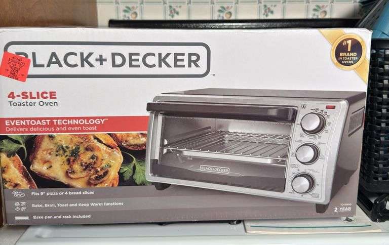 BLACK AND DECKER TOASTER OVEN NEW