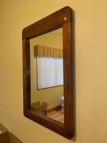 Wooden Framed Mirror