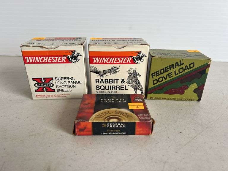 Misc 20ga shotgun shells- some partial
