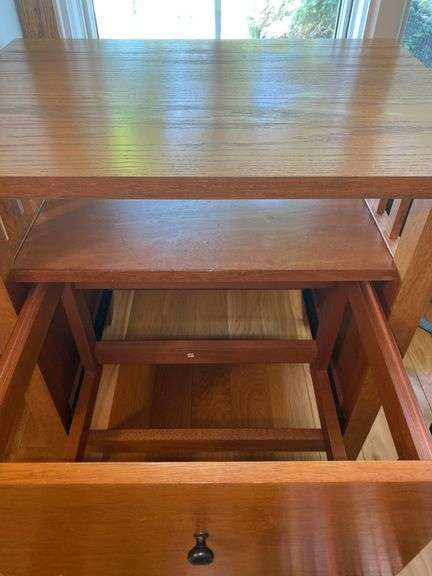 (2) Wooden End Tables