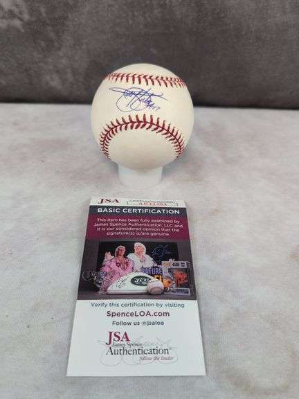 Torri Hunter signed MLB baseball, JSA