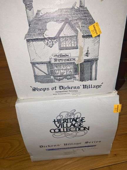 Heritage Village Collection “Beesly Butcher” and “Booter and Cobbler”