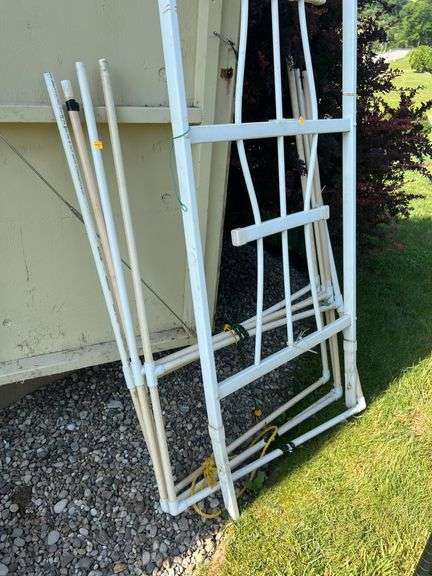 Homemade PVC Trellis