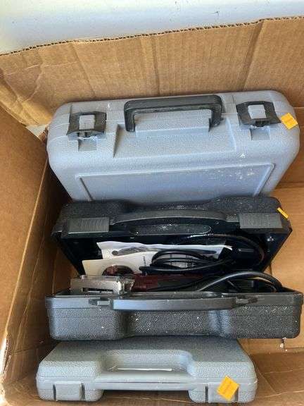 Rotorazer Saw in Case, Rotorazer Saw Case with Organizers, Dremel Contour Sander in Case