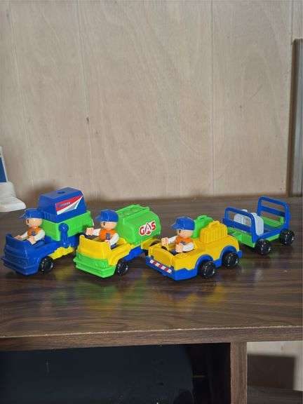 PLAYMATES AIRPLANE, FARM TRUCK