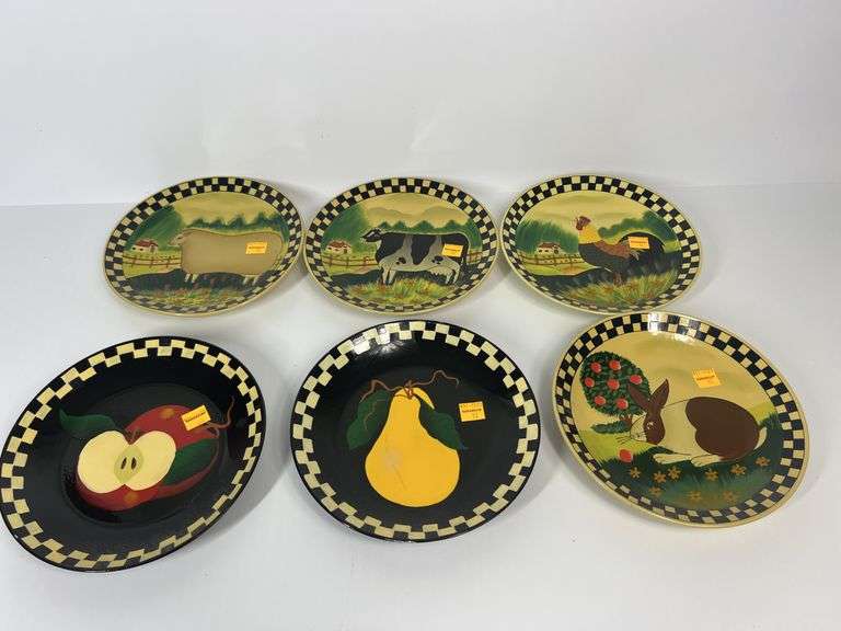 (6) Decorative Plates