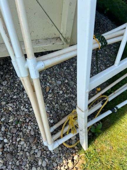 Homemade PVC Trellis