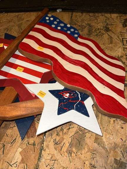 4th of July/USA Flag Stakes