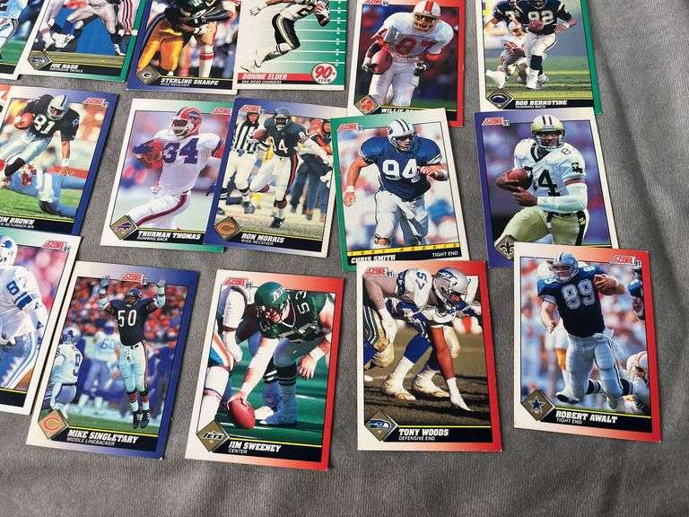 1991 SCORE & Fleer Football Cards