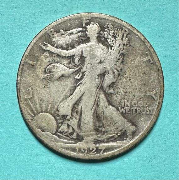 1927-S Walking Liberty Silver Half Dollar