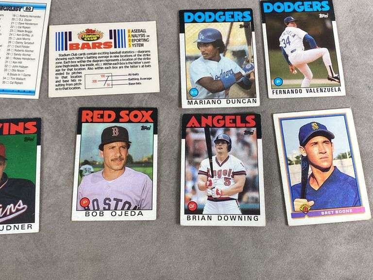 1986 Topps Baseball and Other Cards