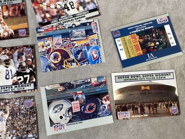 1990 NFL Pro Set Football Cards