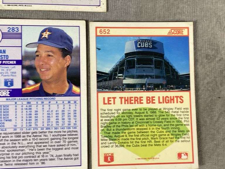 1989 SCORE Baseball Cards