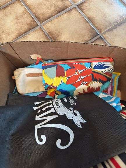 CANVAS SHOPPING BAG, COSMETIC BAGS