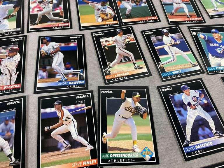 1992 Pinnacle Assorted Baseball Cards