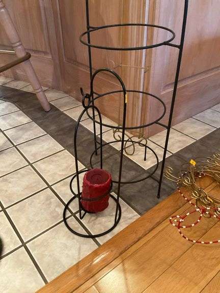 Wire Plant Stand, Candle Holder, Wire Wall Plate Hanger, Wire Decor.