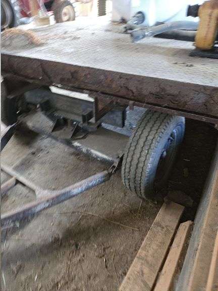 wagon with poly sprayer tank- 8'x14'