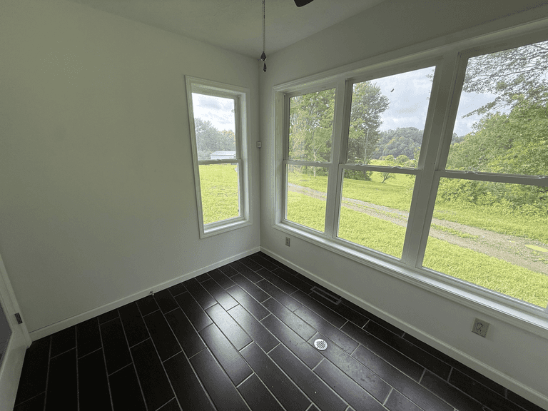 41.97 +/- acres surface with 79.85 +/- acres oil and gas rights, modern farmhouse