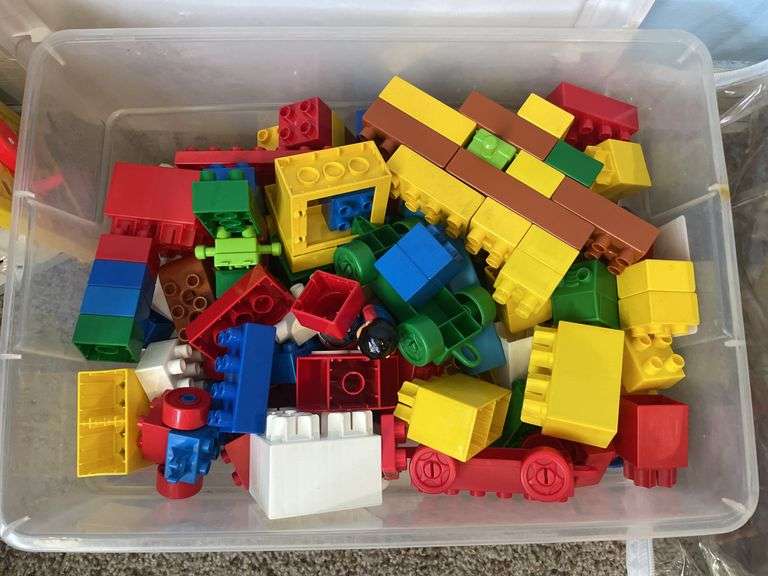 Kids toys - Fisher Price hospital, building blocks, and pirate ship and figures