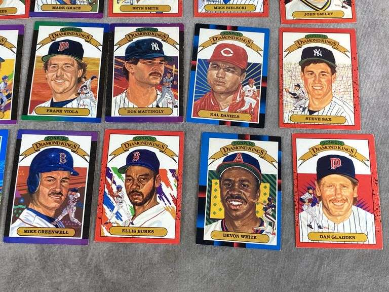 1980s Leaf Donruss Diamond Kings Baseball Cards